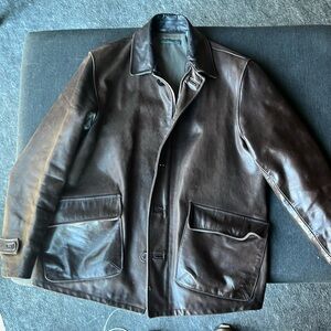 John Varvatos leather jacket